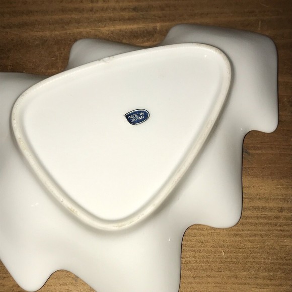 Porcelain Painted Tree Plate York Distribution Co Vintage Christmas Collectible - Picture 5 of 9